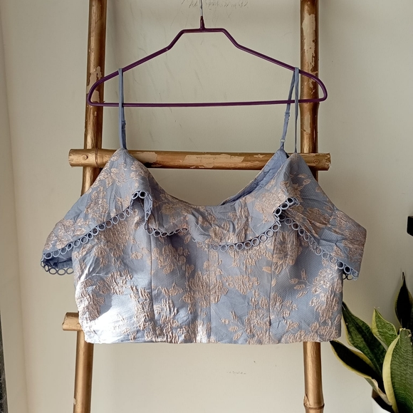 Forever New Blouse Brocade Top - Picture 4 of 16